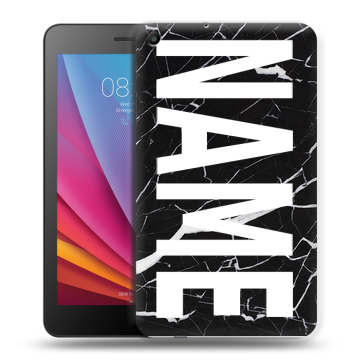 Силиконовый чехол на Huawei MediaPad T2 7.0 с принтом NAME