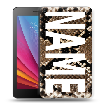 Силиконовый чехол на Huawei MediaPad T2 7.0 с принтом NAME