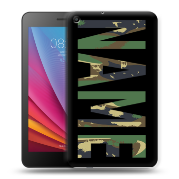Силиконовый чехол на Huawei MediaPad T2 7.0 с принтом NAME