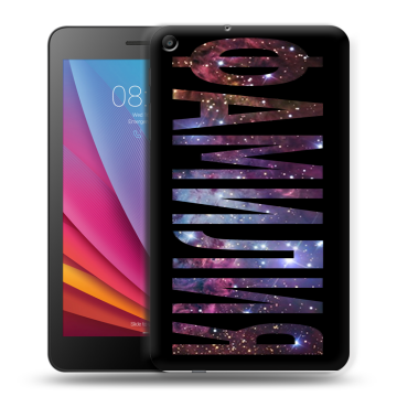 Силиконовый чехол на Huawei MediaPad T2 7.0 с принтом ФАМИЛИЯ