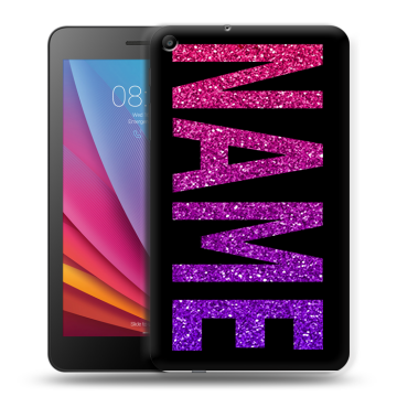 Силиконовый чехол на Huawei MediaPad T2 7.0 с принтом NAME