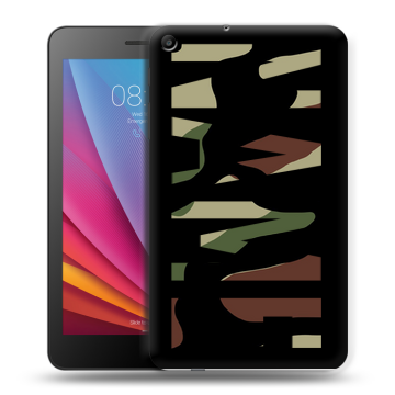 Силиконовый чехол на Huawei MediaPad T2 7.0 с принтом NAME
