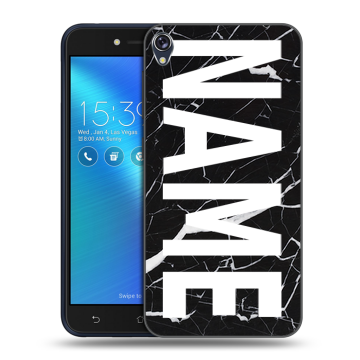 Силиконовый чехол на Asus ZenFone Live с принтом NAME