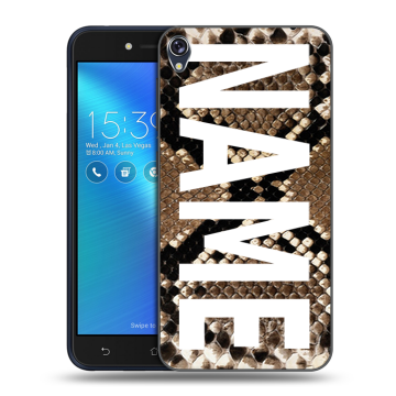 Силиконовый чехол на Asus ZenFone Live с принтом NAME