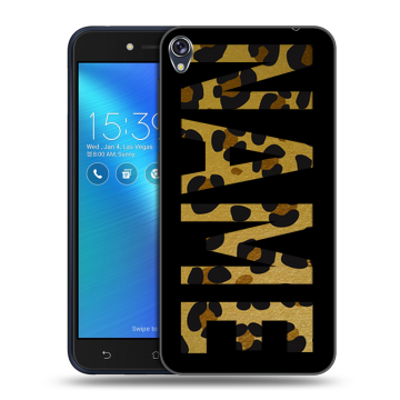 Силиконовый чехол на Asus ZenFone Live с принтом NAME