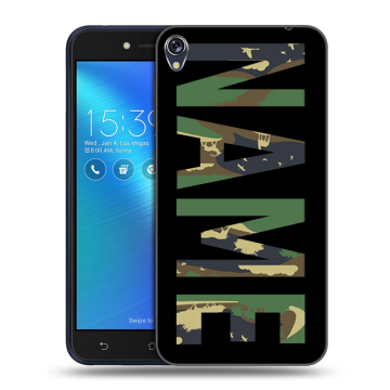Силиконовый чехол на Asus ZenFone Live с принтом NAME