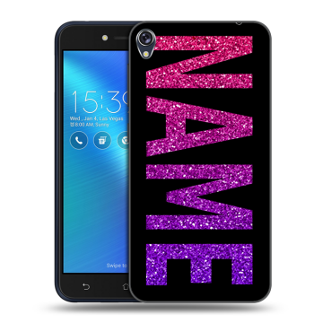Силиконовый чехол на Asus ZenFone Live с принтом NAME
