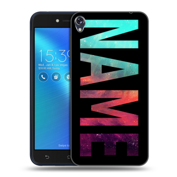 Силиконовый чехол на Asus ZenFone Live с принтом NAME