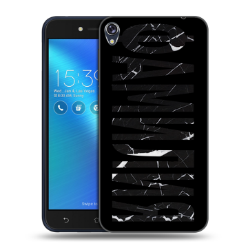 Силиконовый чехол на Asus ZenFone Live с принтом ФАМИЛИЯ