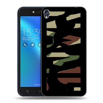 Силиконовый чехол на Asus ZenFone Live с принтом NAME