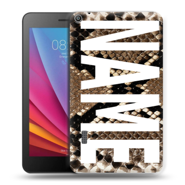 Силиконовый чехол на Huawei MediaPad T3 7 с принтом NAME