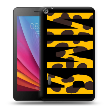 Силиконовый чехол на Huawei MediaPad T3 7 с принтом ИМЯ
