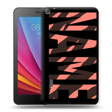 Силиконовый чехол на Huawei MediaPad T3 7 с принтом NAME
