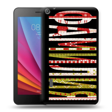 Силиконовый чехол на Huawei MediaPad T3 7 с принтом ФАМИЛИЯ