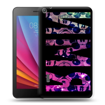 Силиконовый чехол на Huawei MediaPad T3 7 с принтом ИМЯ