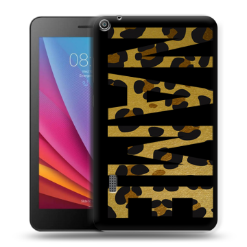 Силиконовый чехол на Huawei MediaPad T3 7 с принтом NAME