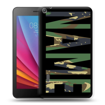 Силиконовый чехол на Huawei MediaPad T3 7 с принтом NAME
