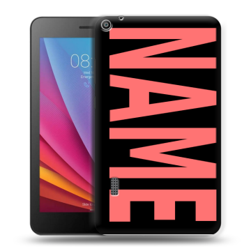 Силиконовый чехол на Huawei MediaPad T3 7 с принтом NAME