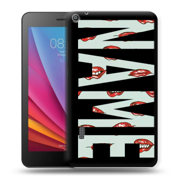 Силиконовый чехол на Huawei MediaPad T3 7 с принтом NAME