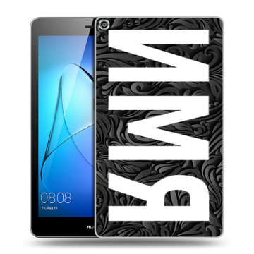 Силиконовый чехол на Huawei MediaPad T3 8 с принтом ИМЯ