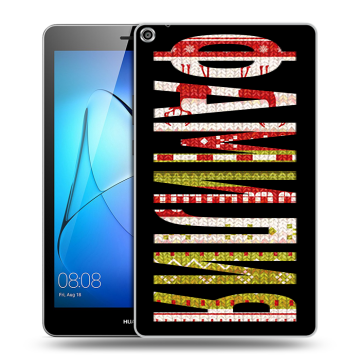 Силиконовый чехол на Huawei MediaPad T3 8 с принтом ФАМИЛИЯ