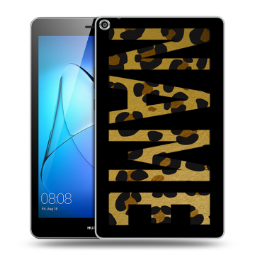 Силиконовый чехол на Huawei MediaPad T3 8 с принтом NAME