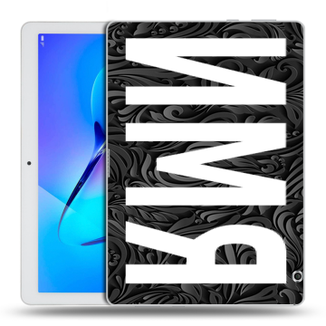 Силиконовый чехол на Huawei MediaPad T3 10 с принтом ИМЯ