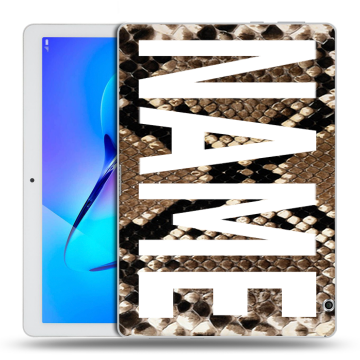 Силиконовый чехол на Huawei MediaPad T3 10 с принтом NAME