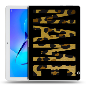 Силиконовый чехол на Huawei MediaPad T3 10 с принтом NAME
