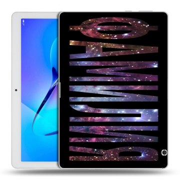 Силиконовый чехол на Huawei MediaPad T3 10 с принтом ФАМИЛИЯ