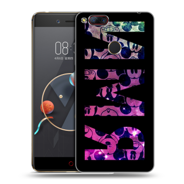 Пластиковый чехол на ZTE Nubia Z17 Mini с принтом ИМЯ