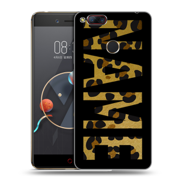 Пластиковый чехол на ZTE Nubia Z17 Mini с принтом NAME