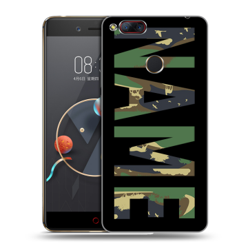 Пластиковый чехол на ZTE Nubia Z17 Mini с принтом NAME