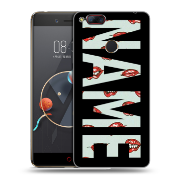 Пластиковый чехол на ZTE Nubia Z17 Mini с принтом NAME