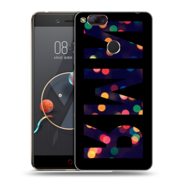 Пластиковый чехол на ZTE Nubia Z17 Mini с принтом ИМЯ