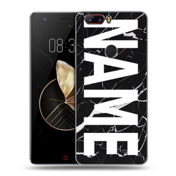 Пластиковый чехол на ZTE Nubia Z17 с принтом NAME