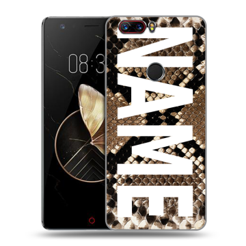 Пластиковый чехол на ZTE Nubia Z17 с принтом NAME