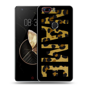 Пластиковый чехол на ZTE Nubia Z17 с принтом NAME