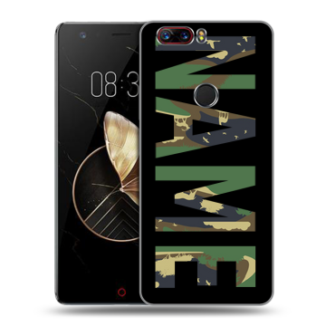 Пластиковый чехол на ZTE Nubia Z17 с принтом NAME