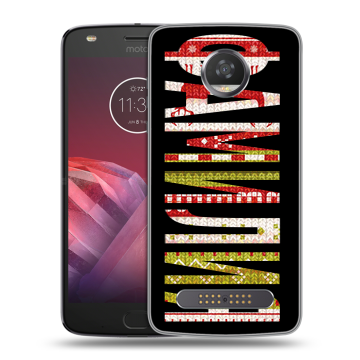 Силиконовый чехол на Motorola Moto Z2 Play с принтом ФАМИЛИЯ