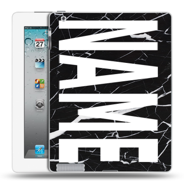 Пластиковый чехол на Ipad 2/3/4 с принтом NAME