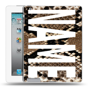 Пластиковый чехол на Ipad 2/3/4 с принтом NAME