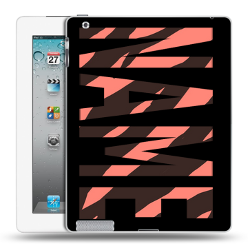 Пластиковый чехол на Ipad 2/3/4 с принтом NAME