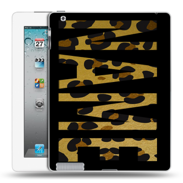 Пластиковый чехол на Ipad 2/3/4 с принтом NAME