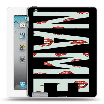 Пластиковый чехол на Ipad 2/3/4 с принтом NAME