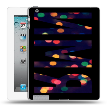 Пластиковый чехол на Ipad 2/3/4 с принтом ИМЯ
