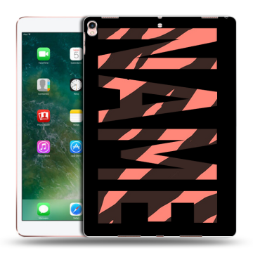 Силиконовый чехол на Ipad Pro 10.5 с принтом NAME