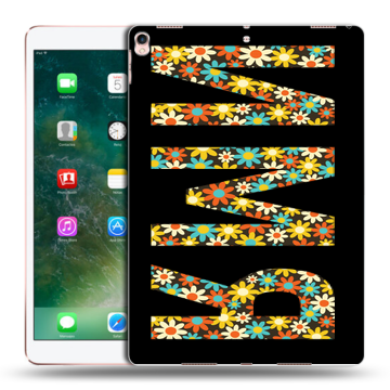 Силиконовый чехол на Ipad Pro 10.5 с принтом ИМЯ