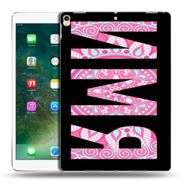 Силиконовый чехол на Ipad Pro 10.5 с принтом ИМЯ