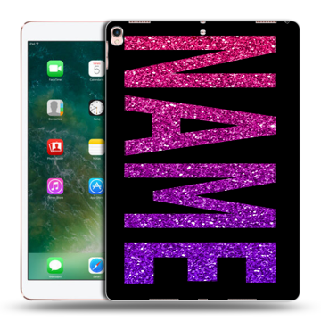 Силиконовый чехол на Ipad Pro 10.5 с принтом NAME